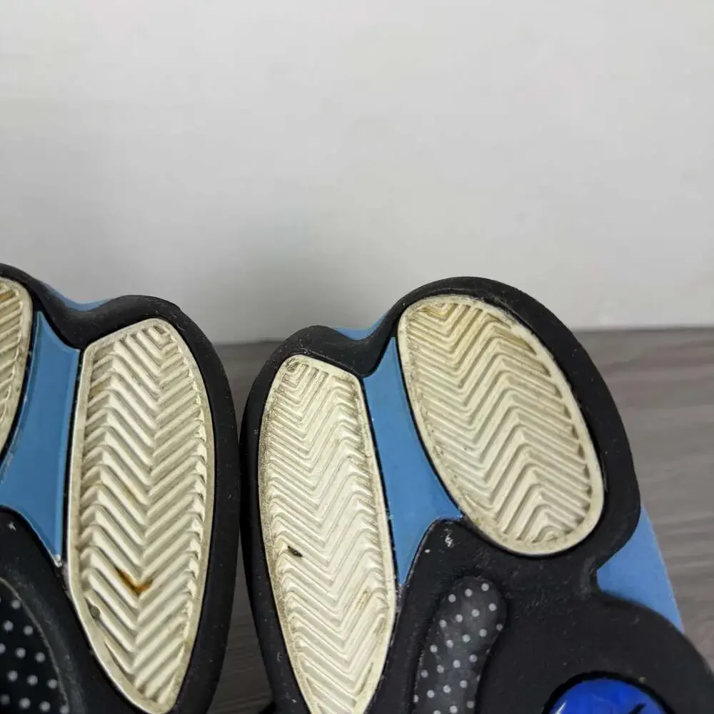 Air Jordan 13 Retro 'Black University Blue' Sneakers 310004-004 Sz 10